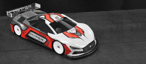 Bitty Design Hyper 190MM TC 1/10 UNPAINTED CAR BODY