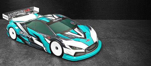Bittydesign HYPER-HR 190mm Ultra Lightweight Clear Body Set For 1/10 RC Touring New Arrivals!
