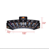 Bburago 1/43 Red Bull F1 Deluxe Gift Box Set (7 cars with Stand) New Arrivals