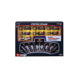Bburago 1/43 Red Bull F1 Deluxe Gift Box Set (7 cars with Stand) New Arrivals