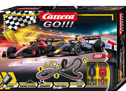 Carrera GO!!! 1/43 - Max Rush Slot Car Set - 6.3m