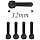 RC Electric Roto Starter E-Start Backplate Power Back Cover 11011 & Drill Start Wand Power Starter Shaft Rod Pin End 11003 for 1/10 HSP HPI Vertex VX 16/18/21, CXP SH 18/21 Engines (Hole Centers 27mm) Nitro
