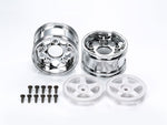 Tamiya 5-SPOKE 4-PIECE WIDE WHEELS (2) 1/10 Rims 50673