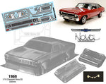 Team C 1969 Chevrolet Nova SS 1/10 Clear body 200mm