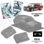 Team C Datsun510 Wagon 1/10 clear body 200mm