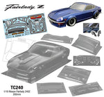 Team C Nissan Fairlady 240Z 1/10 clear body 200mm