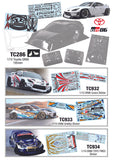 TEAM C  1/10 Toyota GR86 1/10 195mm TC286 Clear body New Arrivals