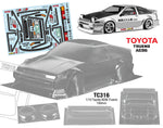 Team C Toyota AE86 Trueno 1/10 clear body 190mm