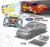 Team C ford sierra shell 1/10 clear body New Arrivals