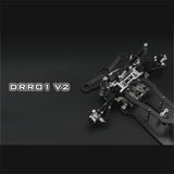 SNRC DRR01-V2 1/10 2WD Rear-Drive Slide Rail Drift Car Chassis