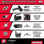 ARRMA 1/10 QUAKE 223S DSC 2WD RTR Brushless Monster Truck New Arrivals