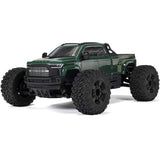 ARRMA  BIG ROCK 223S DSC 1/10 4X4 RTR Brushless Monster Truck, Green  New Arrivals!