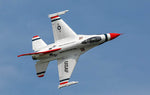 Eflight F-16 Thunderbirds 70mm EDF Jet Airplane BNF AS3X + SAFE New Arrivals