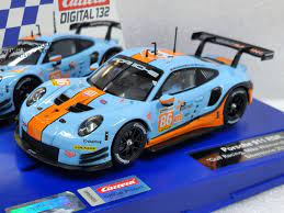 Carrera DIGITAL 1/32 PORSCHE 911 RSR "GULF RACING " Slot car