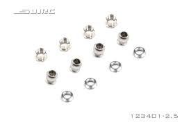 SNRC 123401-2.5 SUSPENSION ARMBALL JOINT HEX NUT 2.5MM