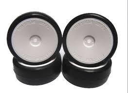 Team Powers 1/10 TC Pre-Glued Rubber competition Tires 34M "suv3" 4pcs