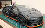 Team C Honda NSX GT 1/8 clear GT body (325mm)