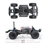 Toyota FJ ZP1007 Climbing Crawler RC Leading - 1/10 R/C HTRC1116