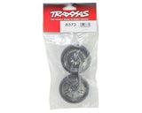 Sticky 1.9” Response tires provide razor-sharp handling and superior grip on pavement with an aggressive tread pattern and high-grip rubber compound. Tires come pre-mounted and glued to black chrome Split-Spoke front wheels. Sold as a pair.