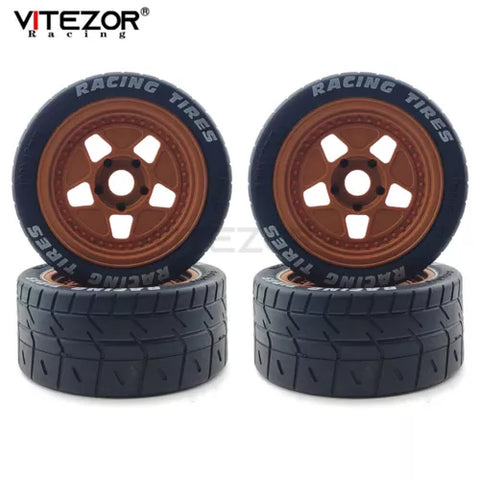 ARRAM Rally tyres 100X43mm 17mm Hex Wheel Tyre For RC 1/7 Arrma Infraction Felony ZD Racing EX-07 4 pcs