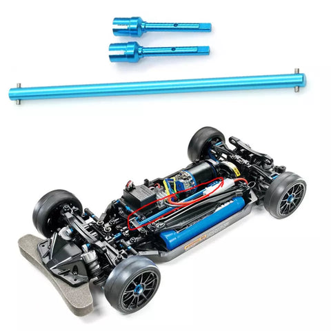 Aluminum Alloy Main Drive Shaft+Joint Cup For Tamiya TT02/TT-02/TT02B RC Car