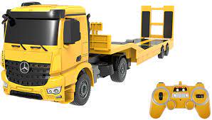 DOUBLE EAGLE RC Mercedes-Benz Arocs Flat Bed Trailer RC 1/20 Construction