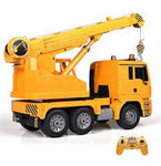 Double Eagle -RC MAN TGS Crane Truck - Yellow Construction RC