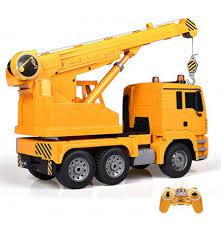 Double Eagle -RC MAN TGS Crane Truck - Yellow Construction RC