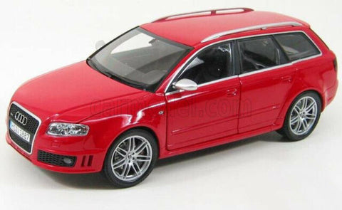 Minichamps 2006 AUDI RS4 B7 Type 8E Avant Red 1/18 Diecast model